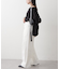 【UNISEX】タックデザインワイドデニム
