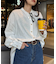 【冷房・日焼け対策/ロングセラー】リネンレーヨンバンドカラーシャツ