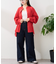 【冷房・日焼け対策/ロングセラー】リネンレーヨンバンドカラーシャツ