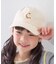 【KIDS】後ろお花デザインキャップ