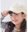 【KIDS】後ろお花デザインキャップ