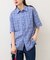 【UNISEX】ポコポコチェック半袖シャツ