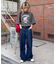 【ユニセックス】ビックシルエットアソートグラフィックプリントTee