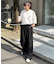 【ojisan】ユニセックスワンポイントサガラ刺繍半袖Tee