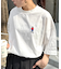 【ojisan】ユニセックスワンポイントサガラ刺繍半袖Tee