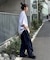 【ojisan】ユニセックスワンポイントサガラ刺繍半袖Tee