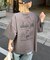 【ojisan】ユニセックスワンポイントサガラ刺繍半袖Tee