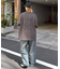 【ojisan】ユニセックスワンポイントサガラ刺繍半袖Tee