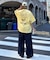 【ojisan】ユニセックスワンポイントサガラ刺繍半袖Tee