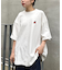 【ojisan】ユニセックスワンポイントサガラ刺繍半袖Tee