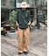 【ojisan】ユニセックスワンポイントサガラ刺繍半袖Tee
