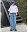 【ojisan】ユニセックスワンポイントサガラ刺繍半袖Tee