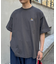 【ojisan】ユニセックスワンポイントサガラ刺繍半袖Tee