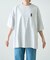 【ojisan】ユニセックスワンポイントサガラ刺繍半袖Tee