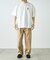 【ojisan】ユニセックスワンポイントサガラ刺繍半袖Tee