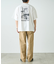 【ojisan】ユニセックスワンポイントサガラ刺繍半袖Tee