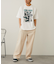 コットンリネンワイドパンツ