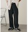 コットンリネンワイドパンツ