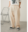 コットンリネンワイドパンツ