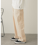 コットンリネンワイドパンツ