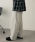 コットンリネンワイドパンツ