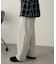 コットンリネンワイドパンツ