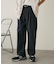 コットンリネンワイドパンツ