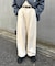 コットンリネンワイドパンツ