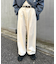 コットンリネンワイドパンツ