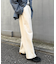コットンリネンワイドパンツ