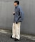 コットンリネンワイドパンツ