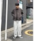 コットンリネンワイドパンツ