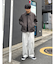 コットンリネンワイドパンツ