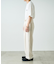 コットンリネンワイドパンツ