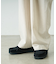 コットンリネンワイドパンツ