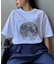 【WEB限定】【UNISEX】ムーンクレーター＆アースロゴプリントTee