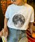 【WEB限定】【UNISEX】ムーンクレーター＆アースロゴプリントTee