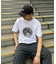 【WEB限定】【UNISEX】ムーンクレーター＆アースロゴプリントTee