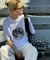 【WEB限定】【UNISEX】ムーンクレーター＆アースロゴプリントTee