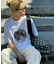 【WEB限定】【UNISEX】ムーンクレーター＆アースロゴプリントTee