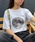 【WEB限定】【UNISEX】ムーンクレーター＆アースロゴプリントTee
