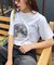 【WEB限定】【UNISEX】ムーンクレーター＆アースロゴプリントTee