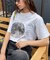 【WEB限定】【UNISEX】ムーンクレーター＆アースロゴプリントTee