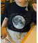 【WEB限定】【UNISEX】ムーンクレーター＆アースロゴプリントTee