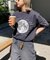 【WEB限定】【UNISEX】ムーンクレーター＆アースロゴプリントTee