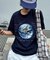 【WEB限定】【UNISEX】ムーンクレーター＆アースロゴプリントTee