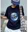 【WEB限定】【UNISEX】ムーンクレーター＆アースロゴプリントTee