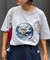 【WEB限定】【UNISEX】ムーンクレーター＆アースロゴプリントTee