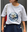 【WEB限定】【UNISEX】ムーンクレーター＆アースロゴプリントTee