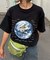 【WEB限定】【UNISEX】ムーンクレーター＆アースロゴプリントTee